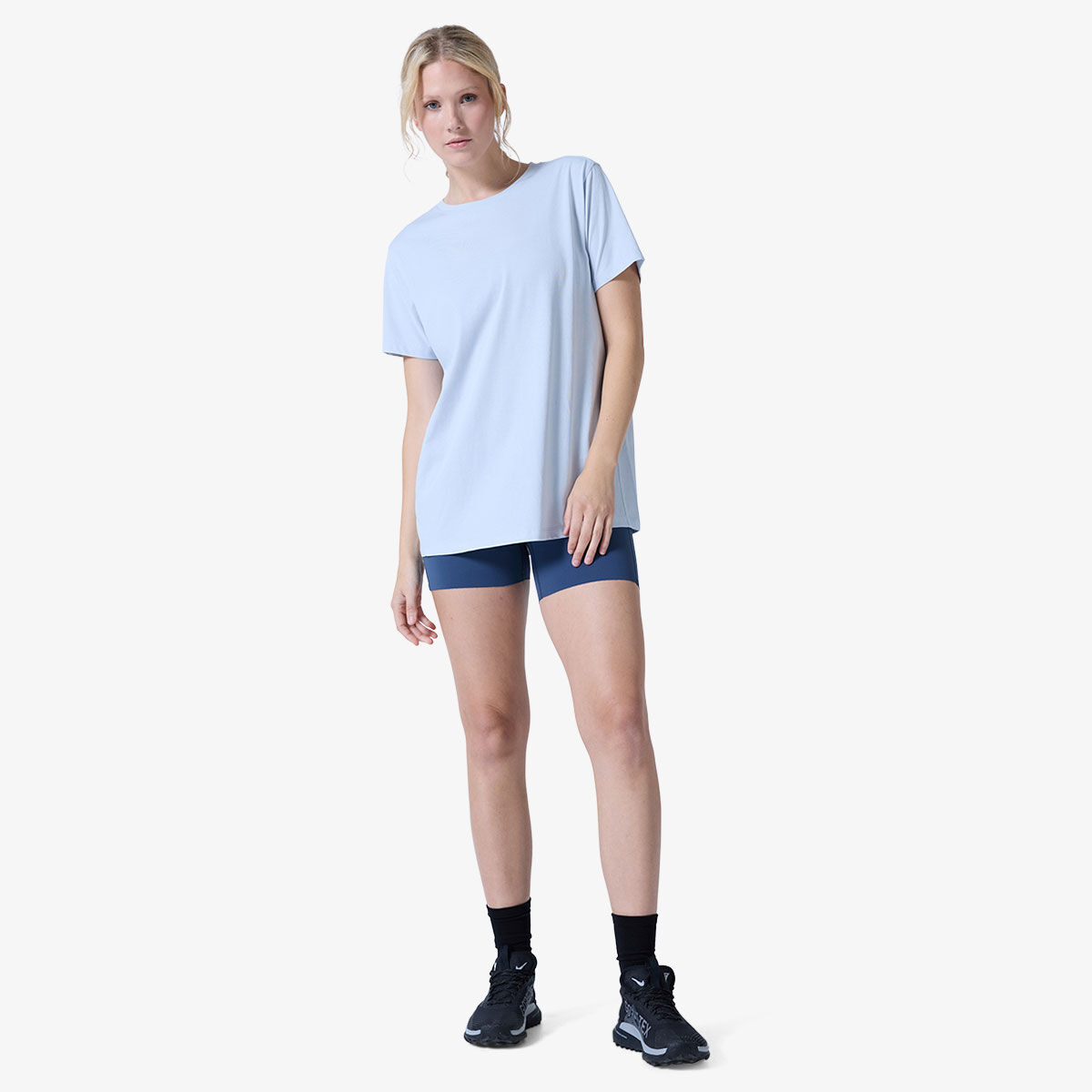 Ell/Voo Womens Essentials Training Long Tee - Grey slider