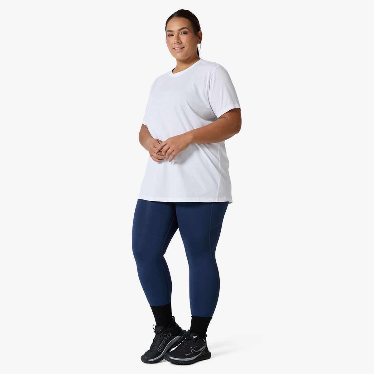 Ell/Voo Womens Essentials Training Long Tee - Grey slider