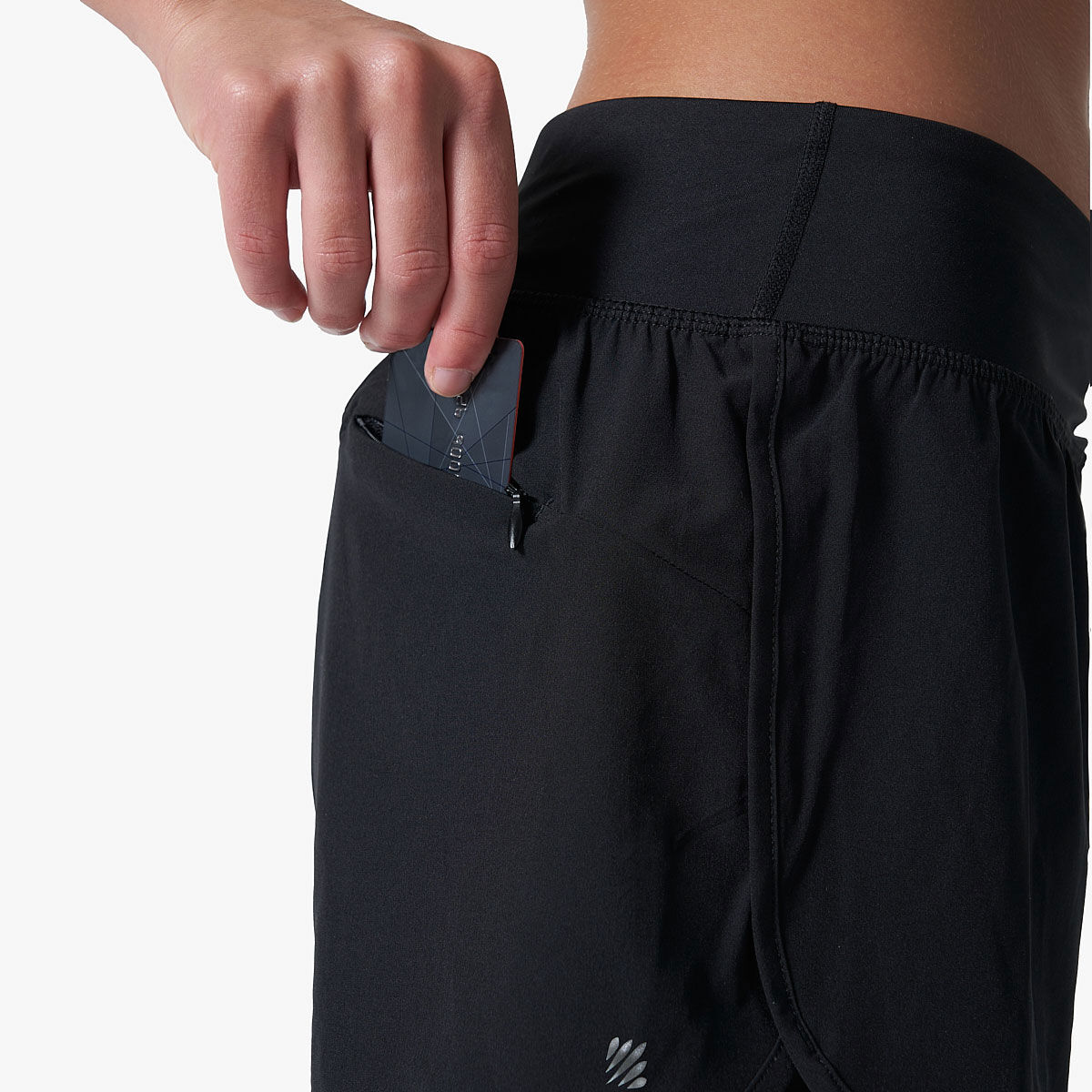 Ell/Voo Womens Essentials Training Shorts - Navy slider