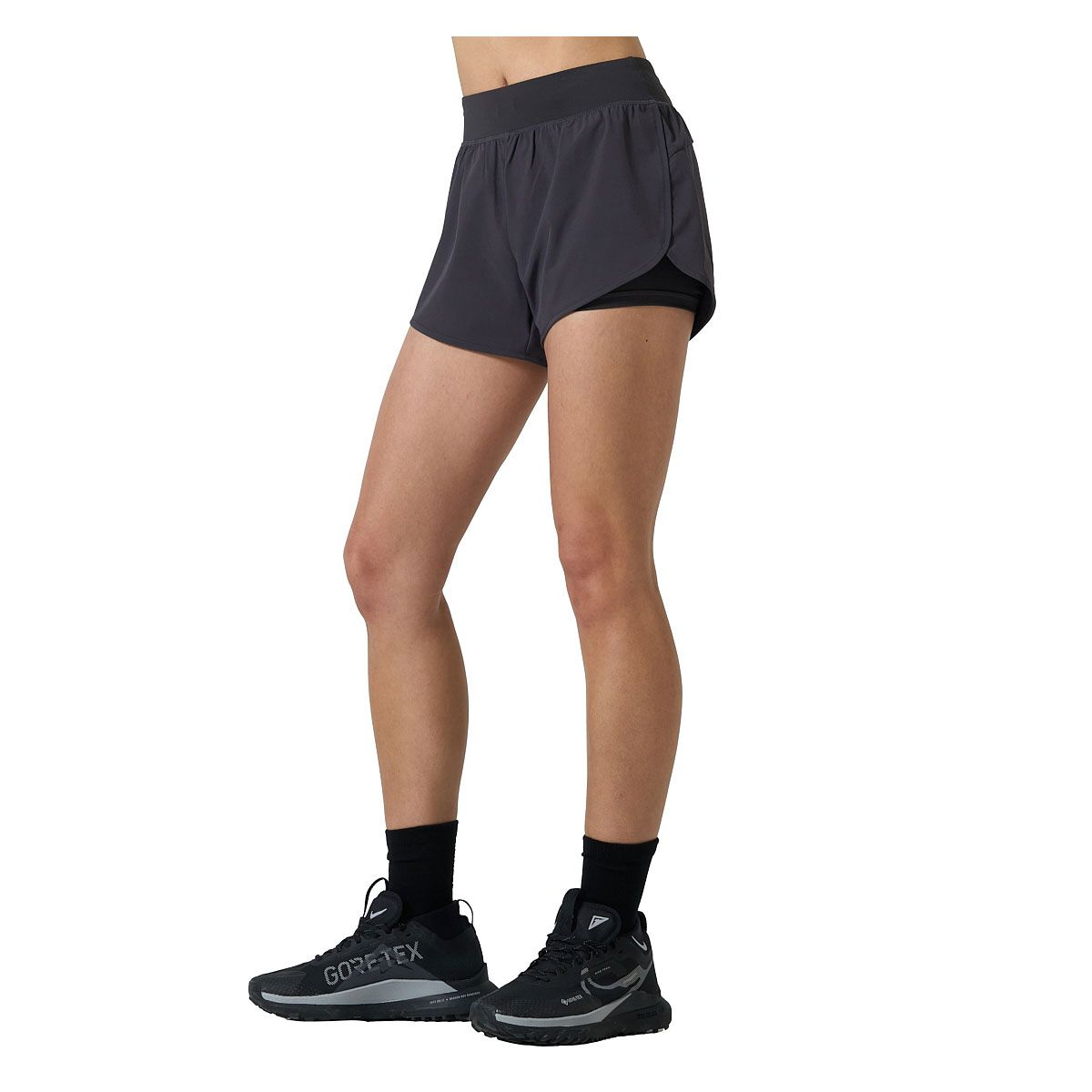 Ell/Voo Womens Essentials Training Shorts - Navy slider