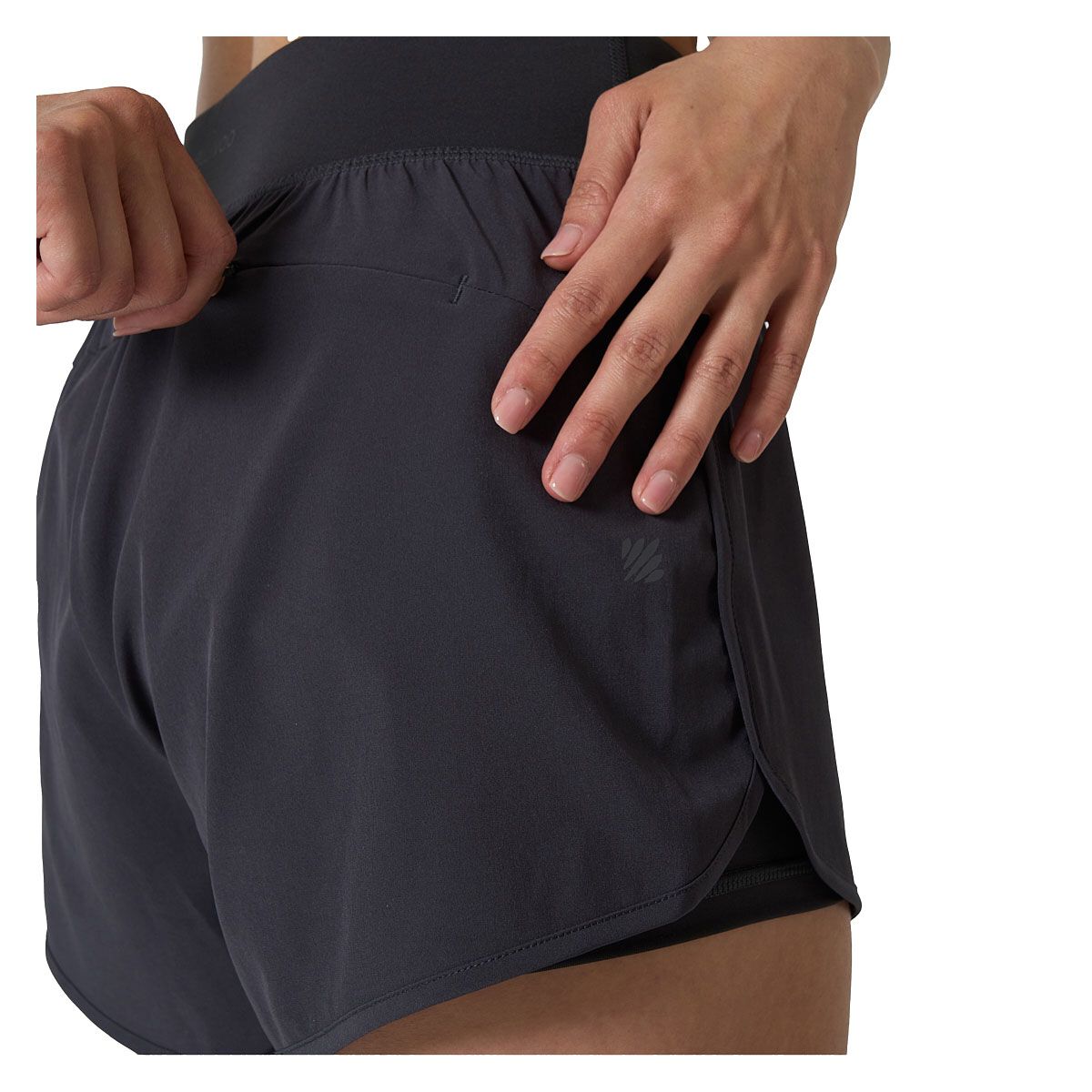 Ell/Voo Womens Essentials Training Shorts - Navy slider