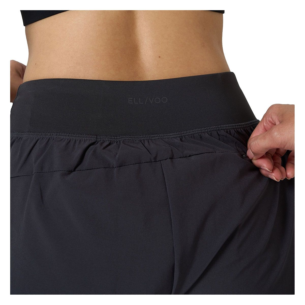 Ell/Voo Womens Essentials Training Shorts - Navy slider