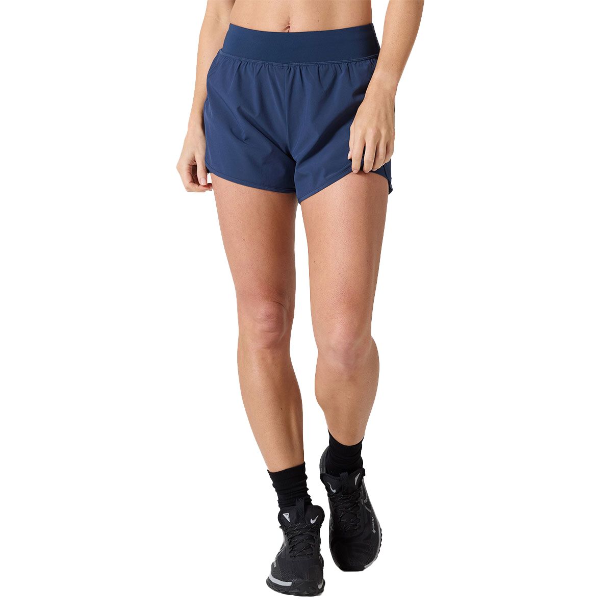 Ell/Voo Womens Essentials Training Shorts - Navy slider