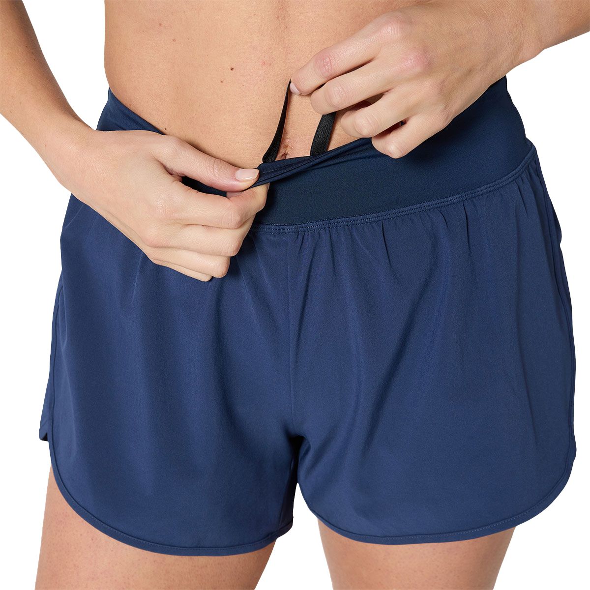 Ell/Voo Womens Essentials Training Shorts - Navy slider