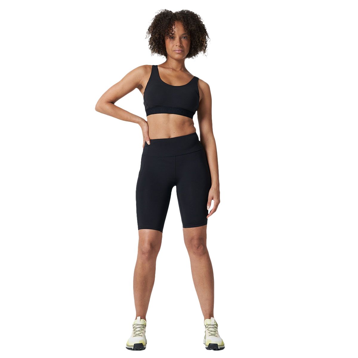 Ell/Voo Womens Essentials Training Sports Bra - Navy slider