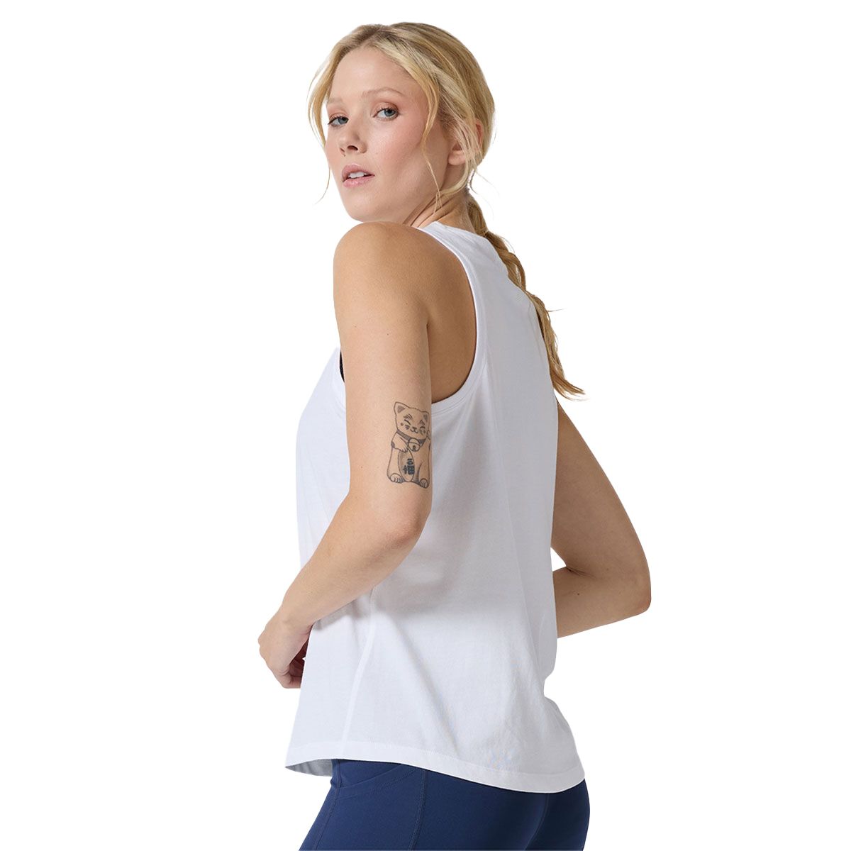 Ell/Voo Womens Essentials Training Tank - White slider