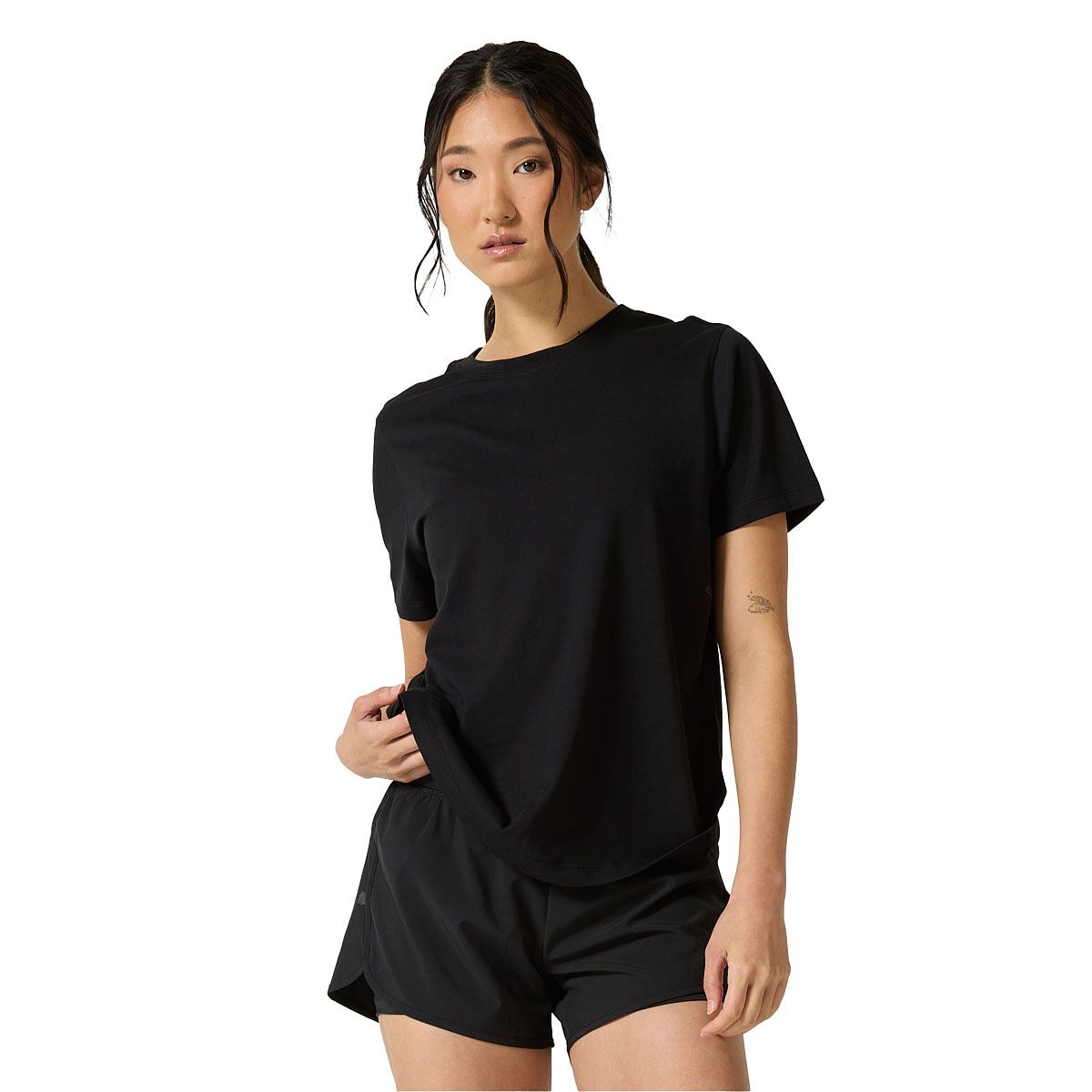 Ell/Voo Womens Essentials Training Tee - Black slider