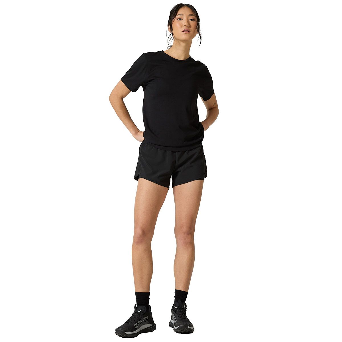 Ell/Voo Womens Essentials Training Tee - Black slider