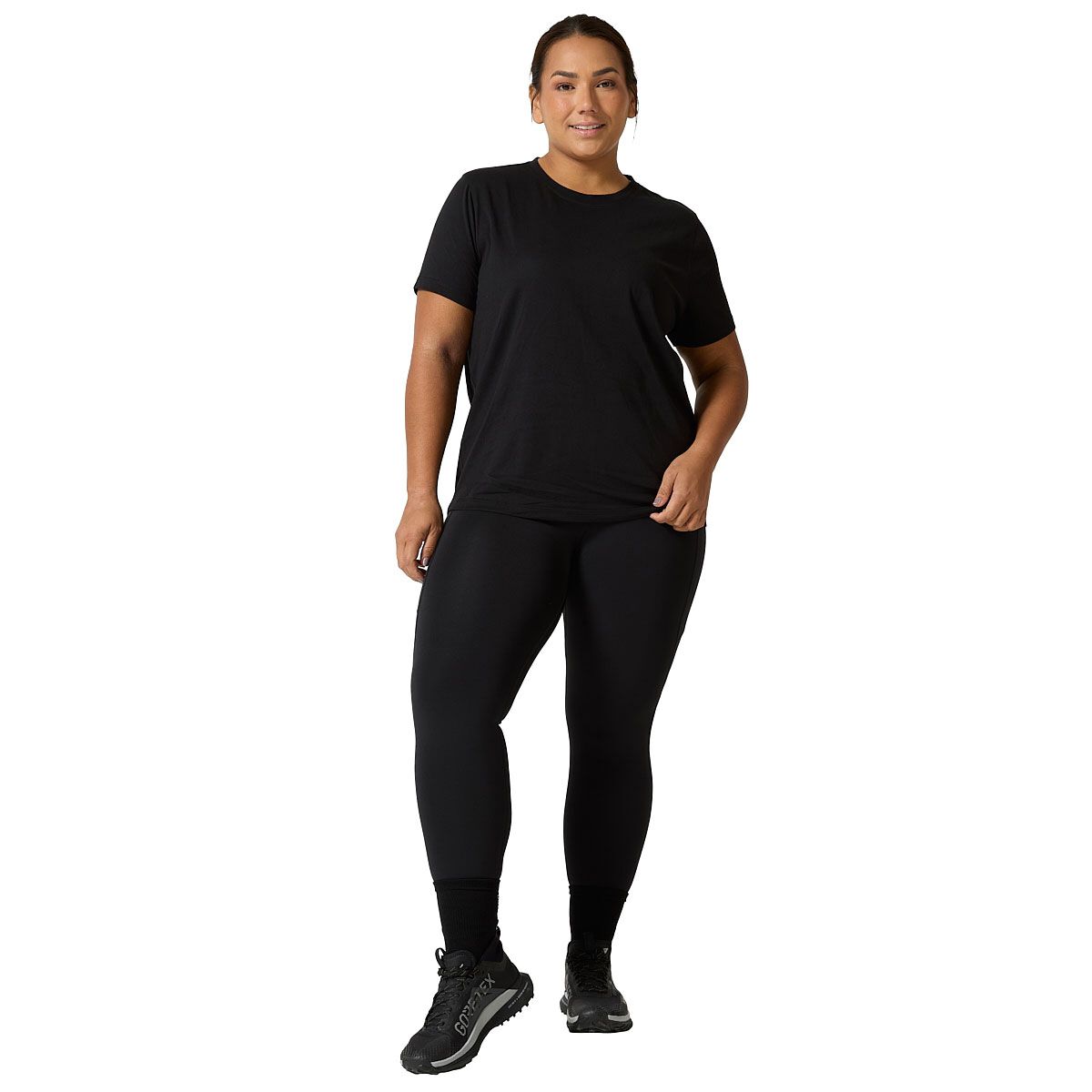 Ell/Voo Womens Essentials Training Tee - Black slider