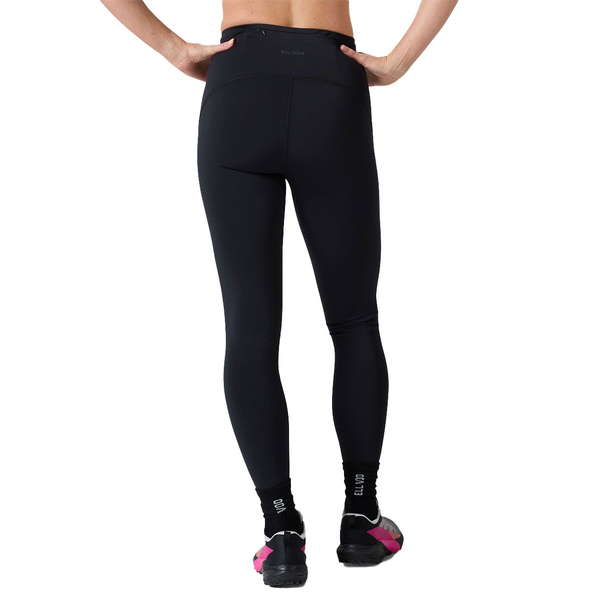 Ell/Voo Womens Eunoia 7/8 Training Tights - Black slider