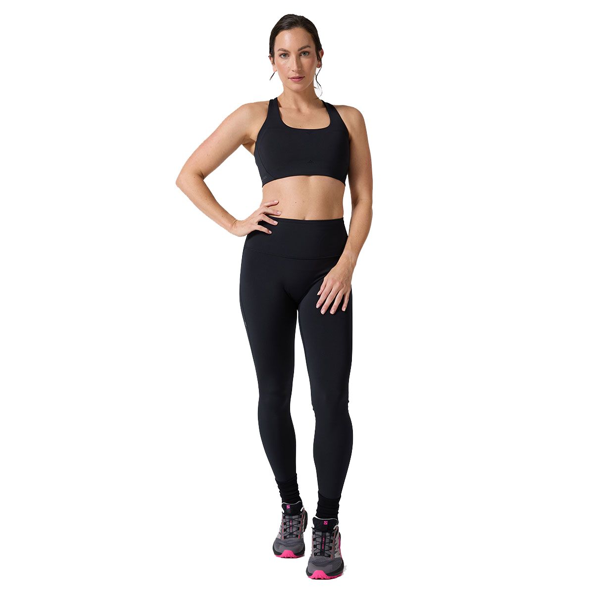 Ell/Voo Womens Eunoia Sports Bra - Black slider