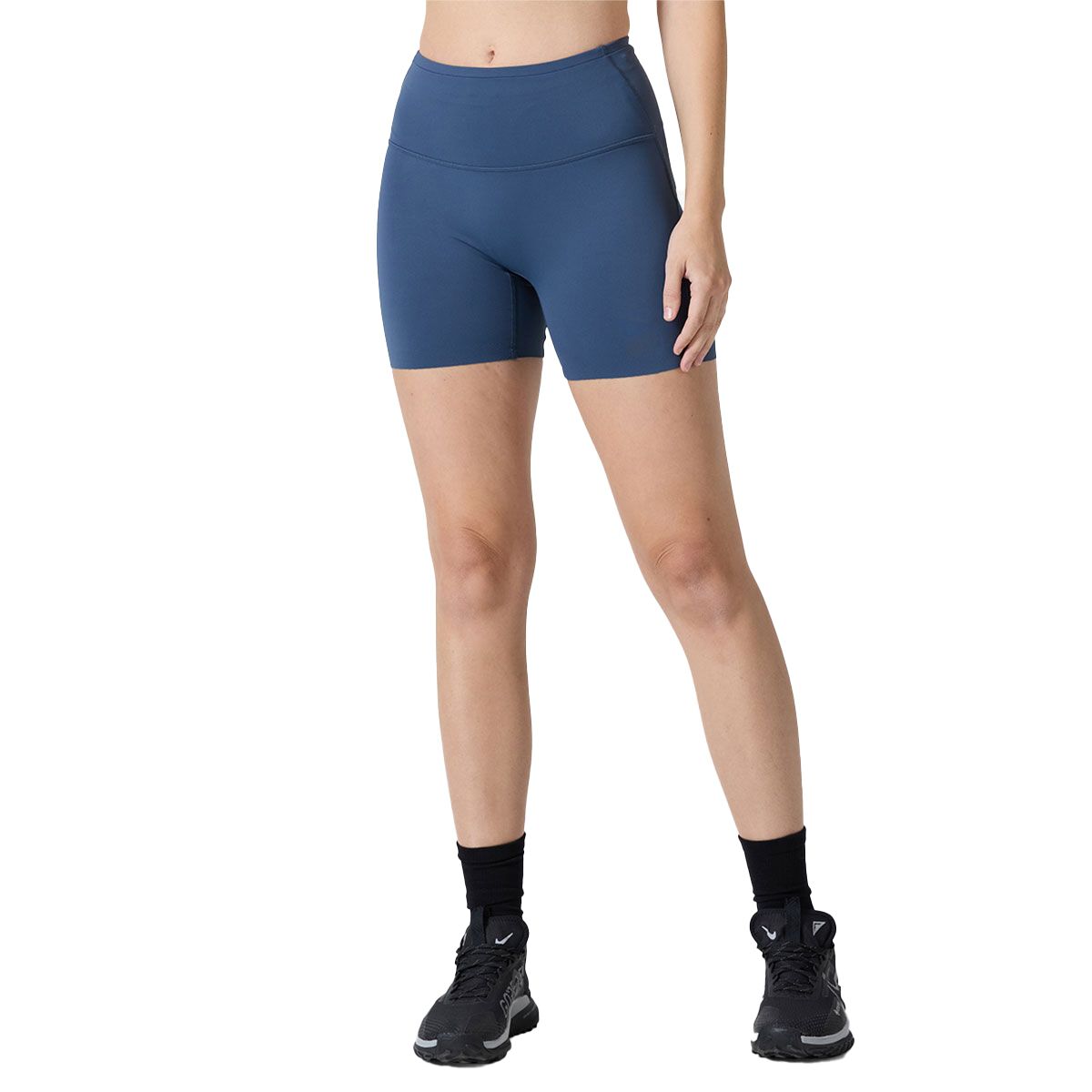 Ell/Voo Womens Hera 5 Inch Training Short Tights Blue XXL - Blue