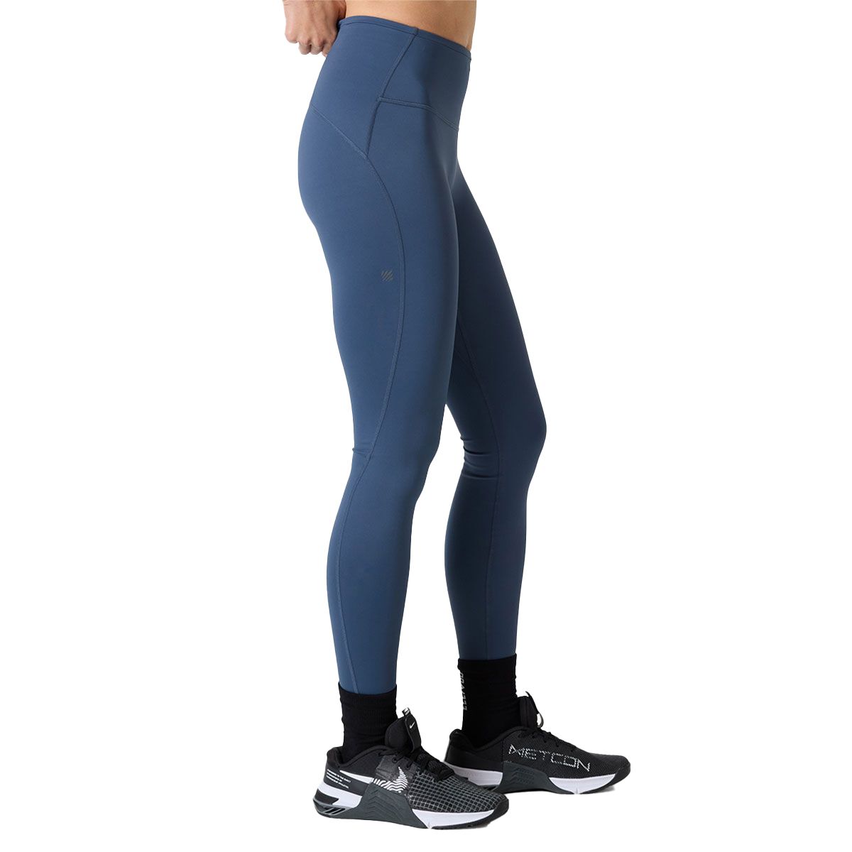 Ell/Voo Womens Hera Full Length Training Tights Blue L - Blue slider