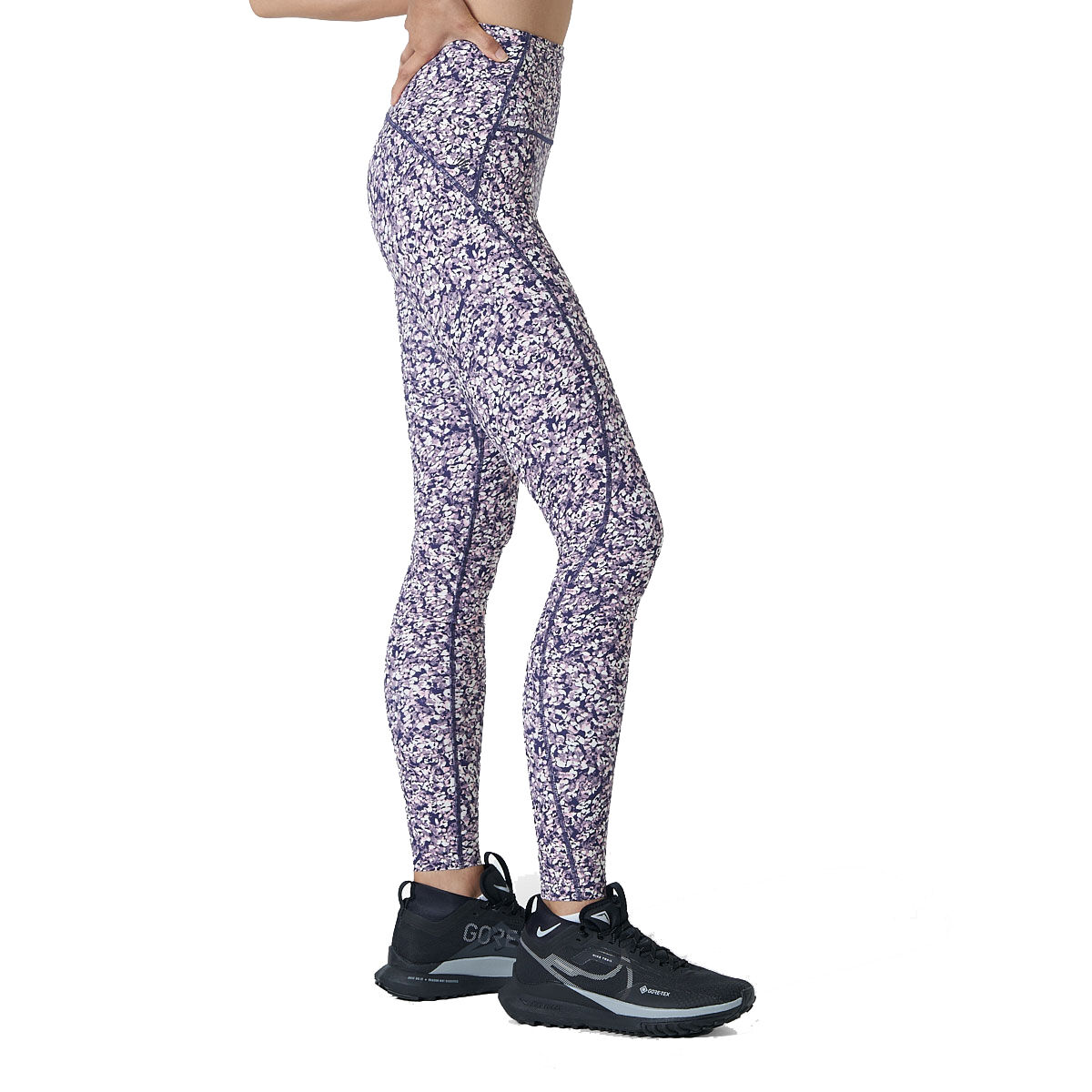 Ell/Voo Womens Hera Full Length Training Tights - Purple slider