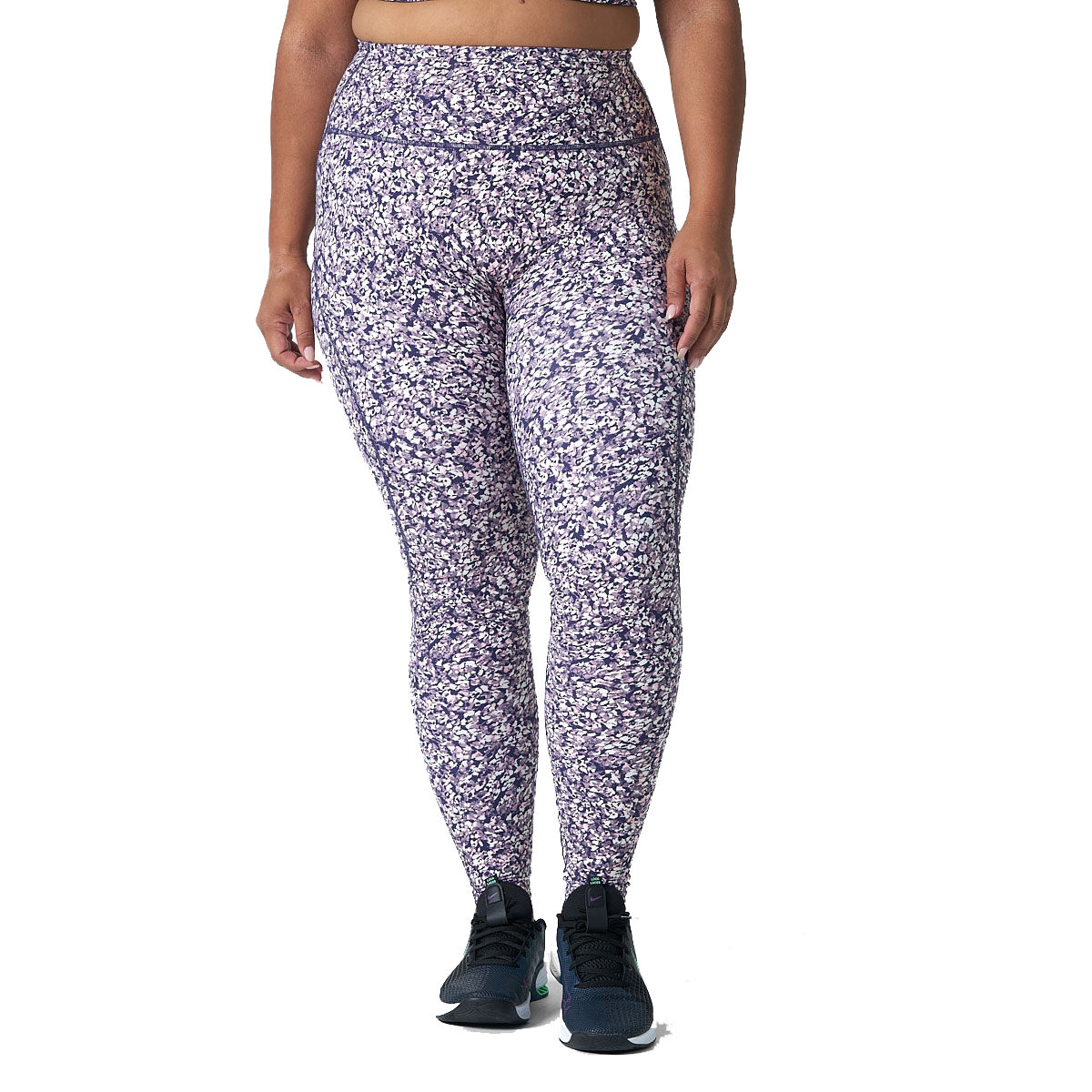 Ell/Voo Womens Hera Full Length Training Tights - Purple slider