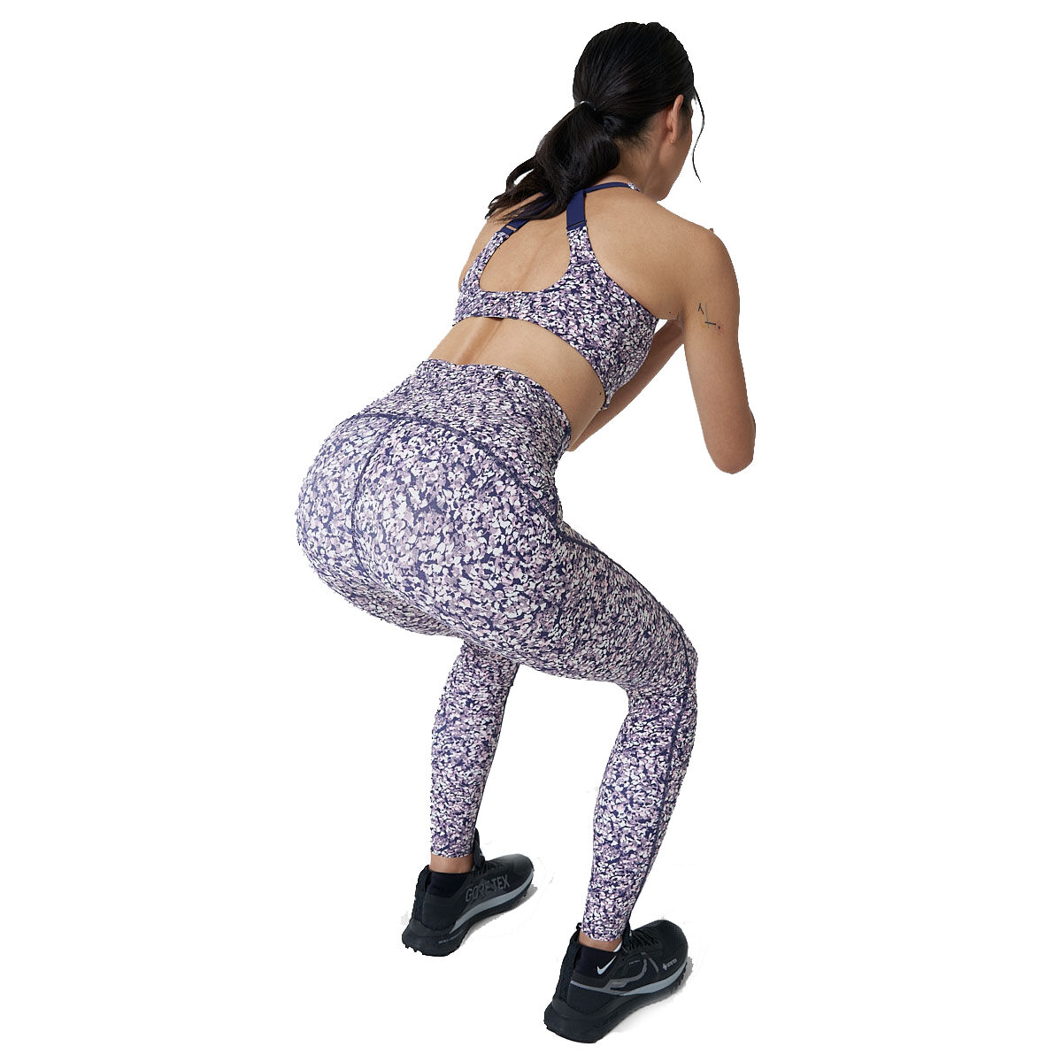 Ell/Voo Womens Hera Full Length Training Tights - Purple slider