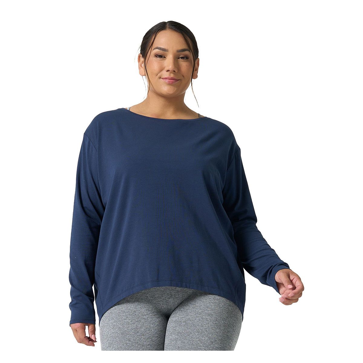 Ell/Voo Womens Juni Long Sleeve Tee - Off White slider