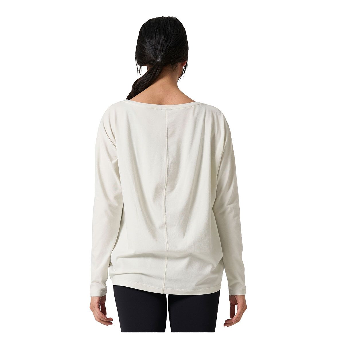 Ell/Voo Womens Juni Long Sleeve Tee - Off White slider