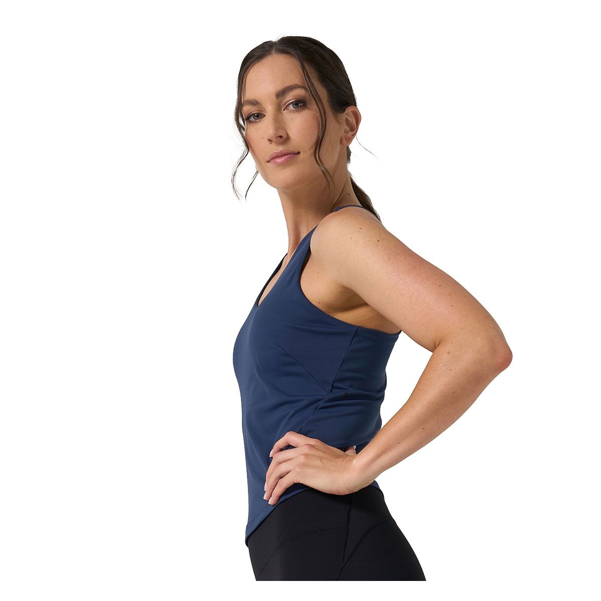 Ell/Voo Womens Kailee Training Tank - Navy slider