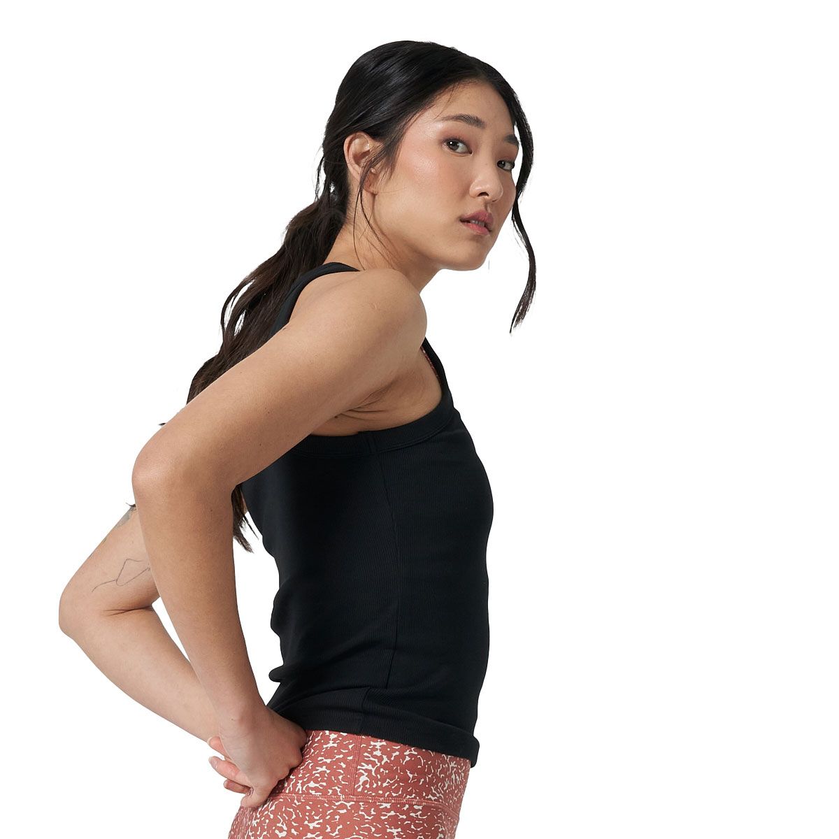 Ell/Voo Womens Kaiya Tank - Black slider