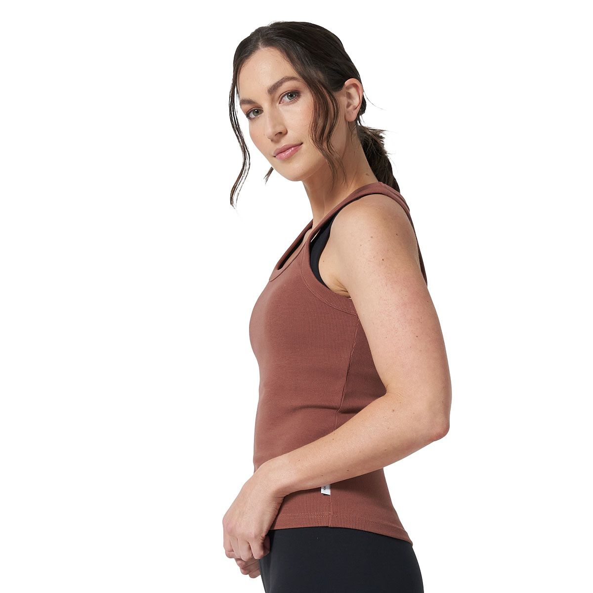 Ell/Voo Womens Kaiya Tank - Mocha slider