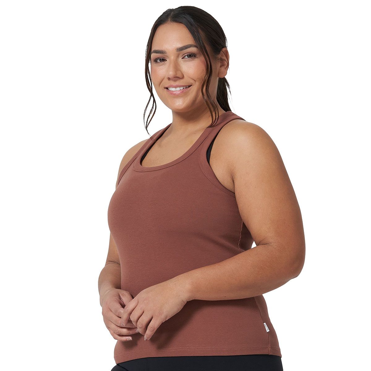 Ell/Voo Womens Kaiya Tank - Mocha slider