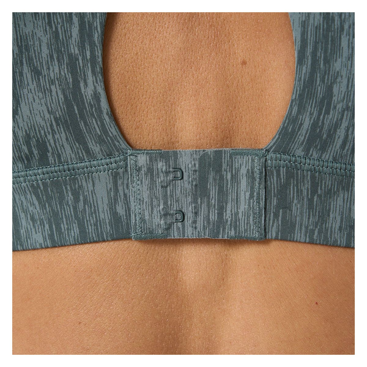 Ell/Voo Womens Kara Crop Sports Bra - Blue/Grey slider