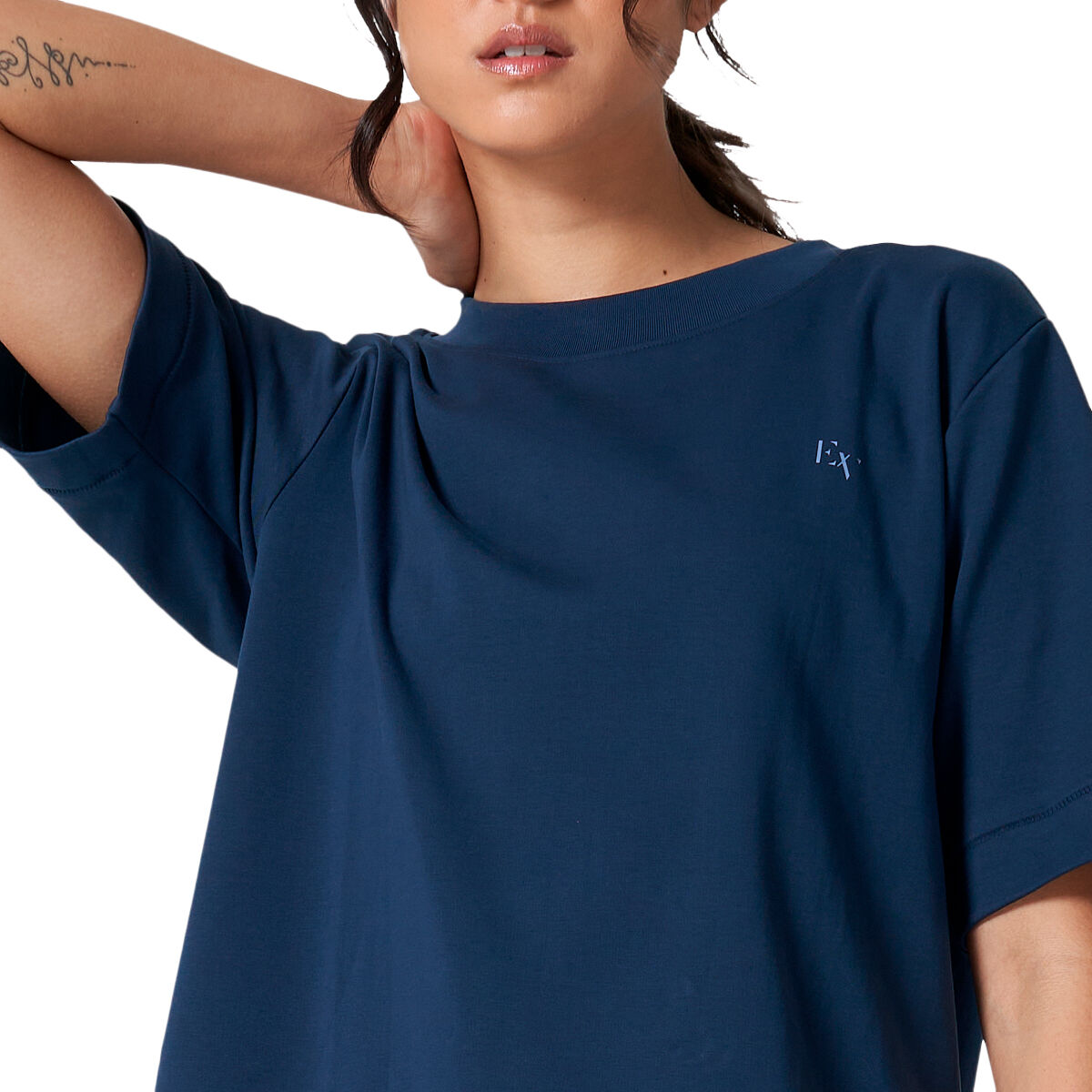 Ell/Voo Womens Lani Tee Navy M - Navy slider