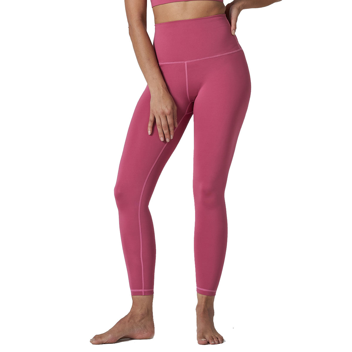 Ell/Voo Womens Quinn 7/8 Tights Pink M - Pink