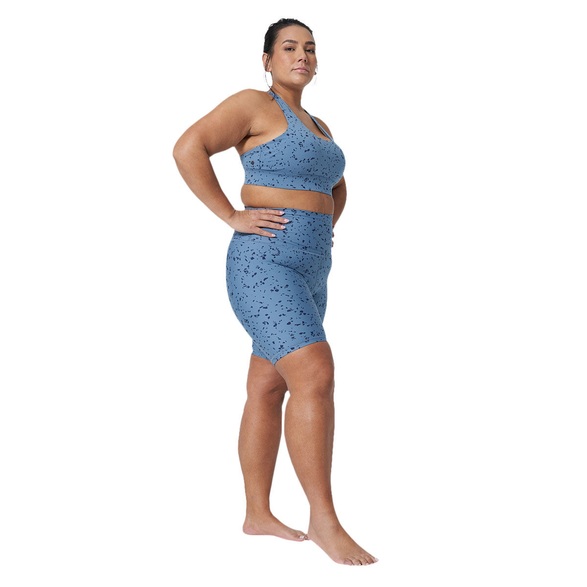 Ell/Voo Womens Quinn Crop Top Blue XL - Blue slider