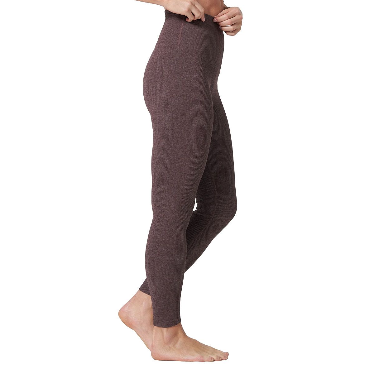 Ell/Voo Womens Reili Seam Free 7/8 Tights - Mauve slider