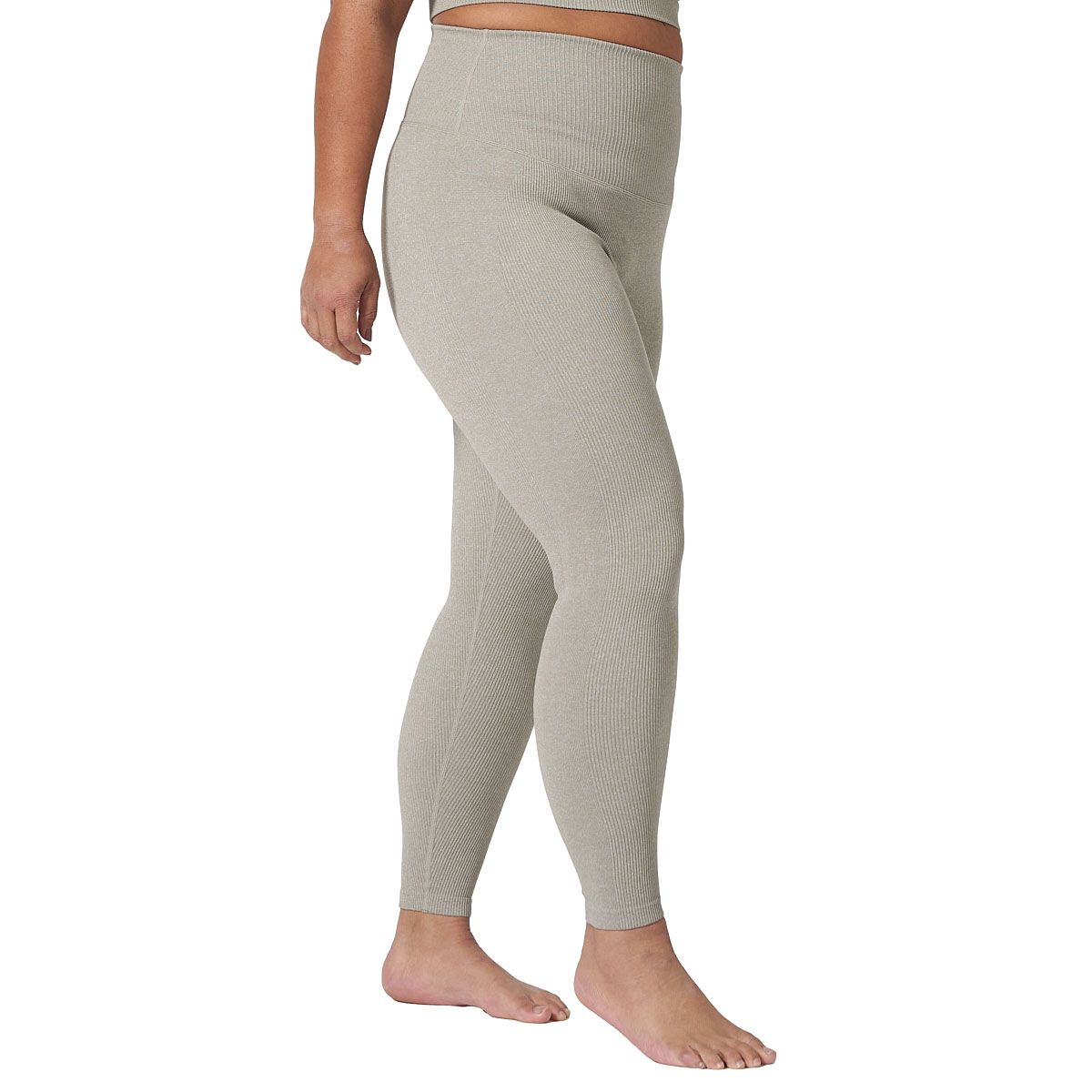 Ell/Voo Womens Reili Seam Free 7/8 Tights - Sand slider