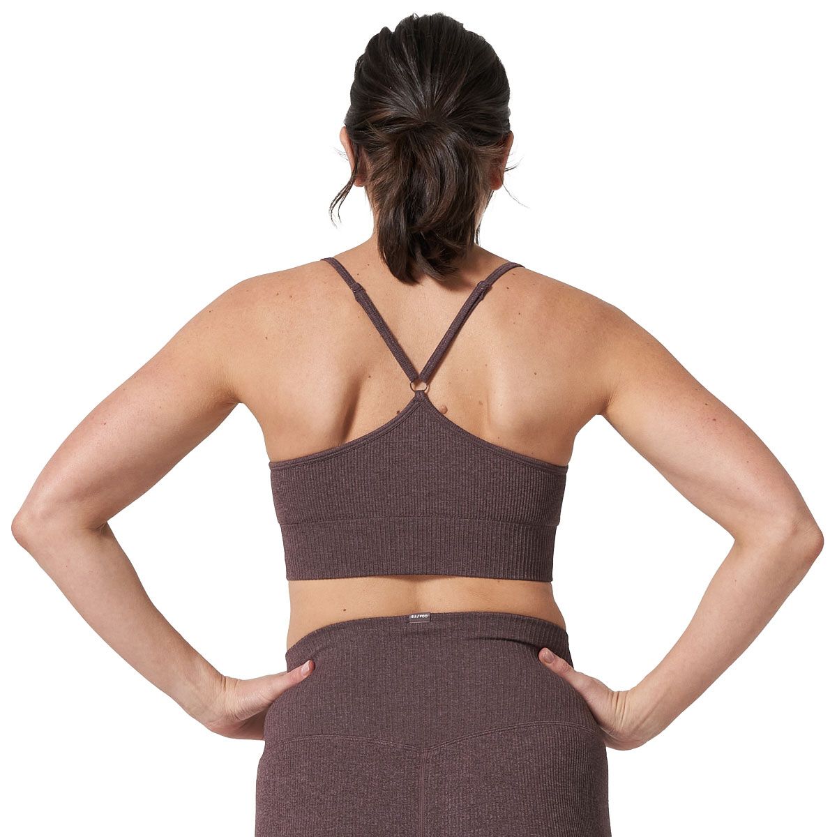 Ell/Voo Womens Reili Seam Free Crop Top Mauve XL/XXL - Mauve slider