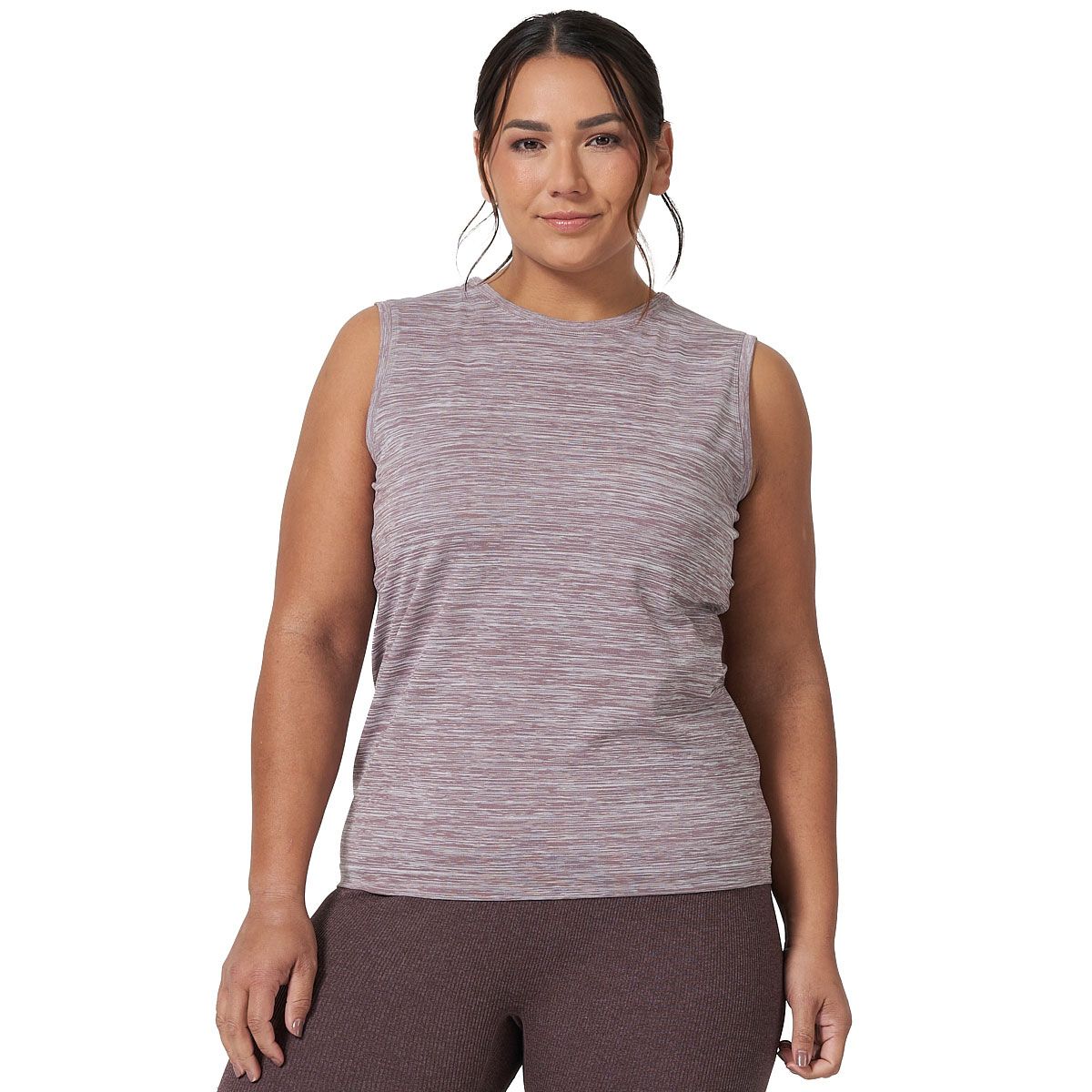 Ell/Voo Womens Reili Seam Free Muscle Tank - Brown slider