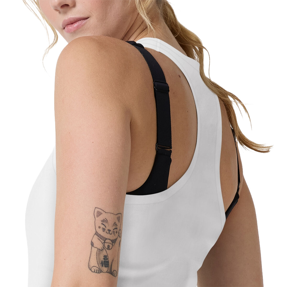 Ell/Voo Womens Reili Seam Free Tank - White slider