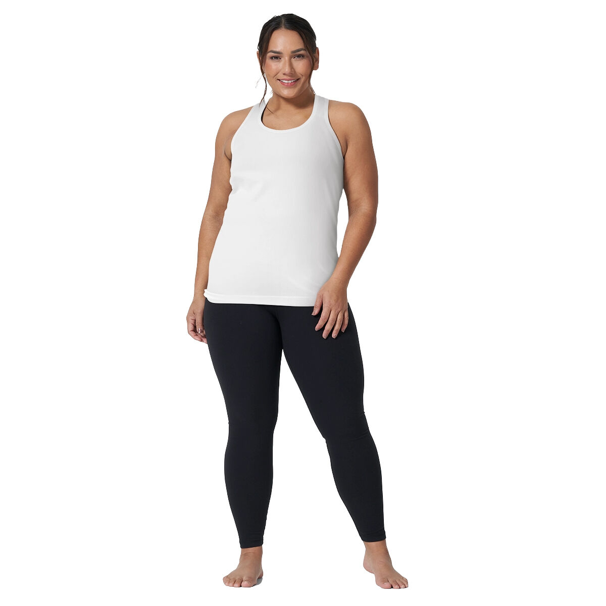 Ell/Voo Womens Reili Seam Free Tank - White slider