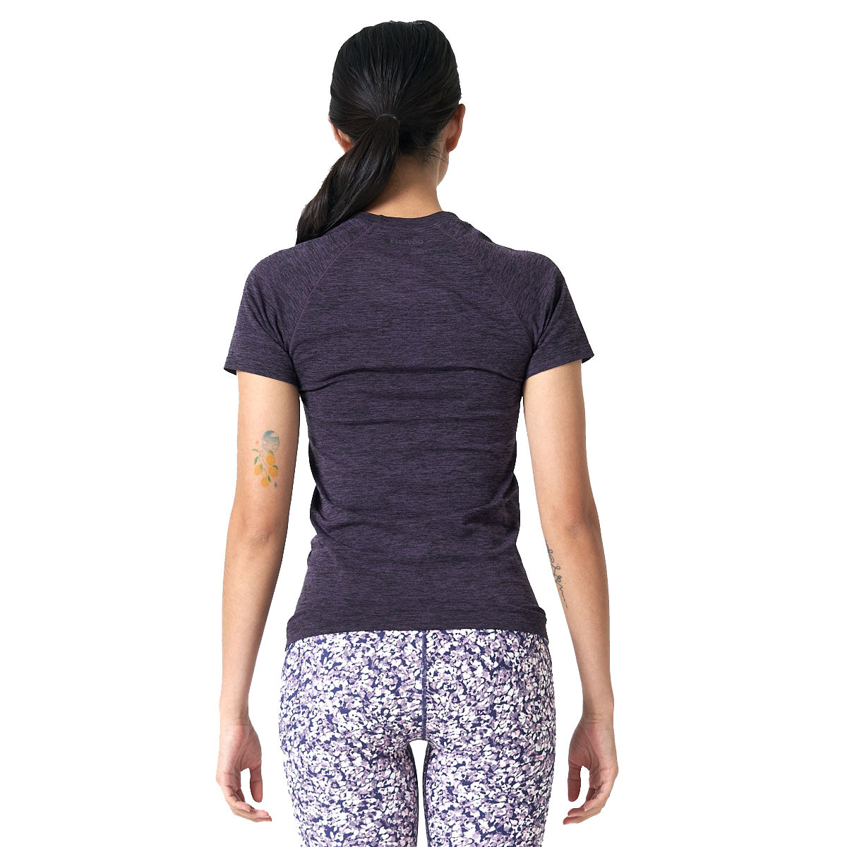 Ell/Voo Womens Reili Seam Free Tee - Plum slider