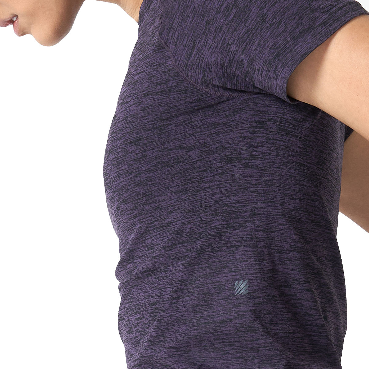 Ell/Voo Womens Reili Seam Free Tee Plum XS / S - Plum slider