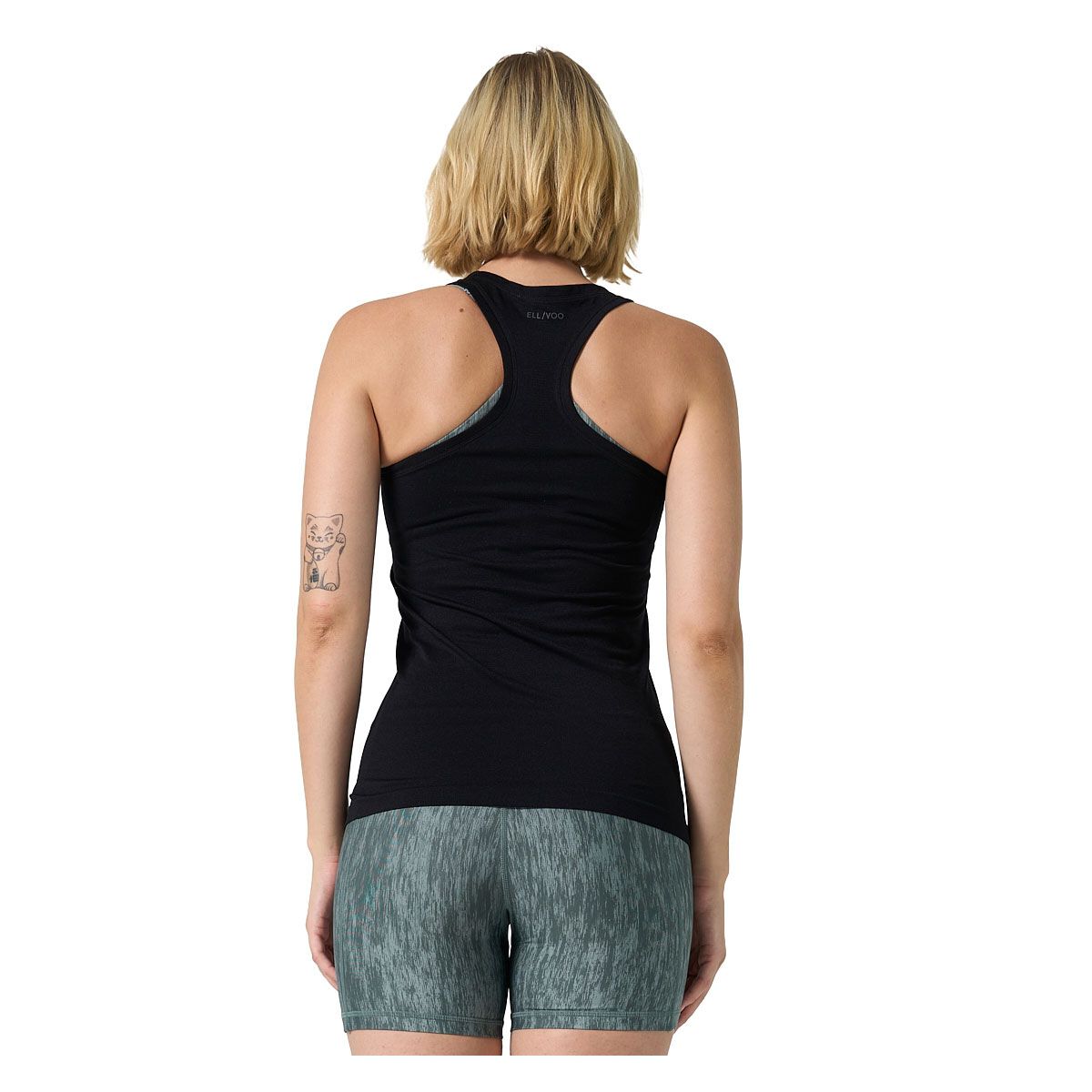 Ell/Voo Womens Reili Seam Free Training Tank - Black slider