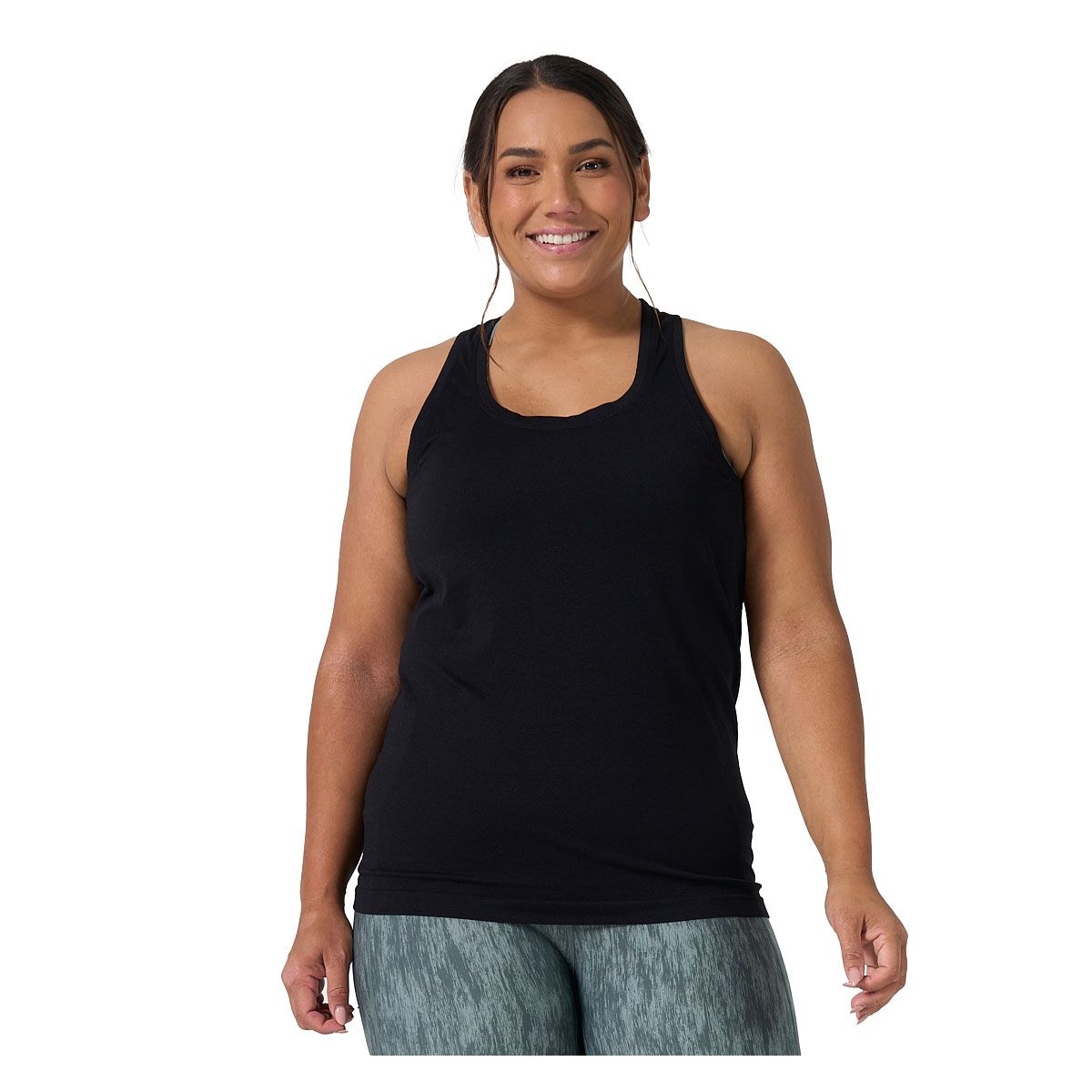 Ell/Voo Womens Reili Seam Free Training Tank - Black slider