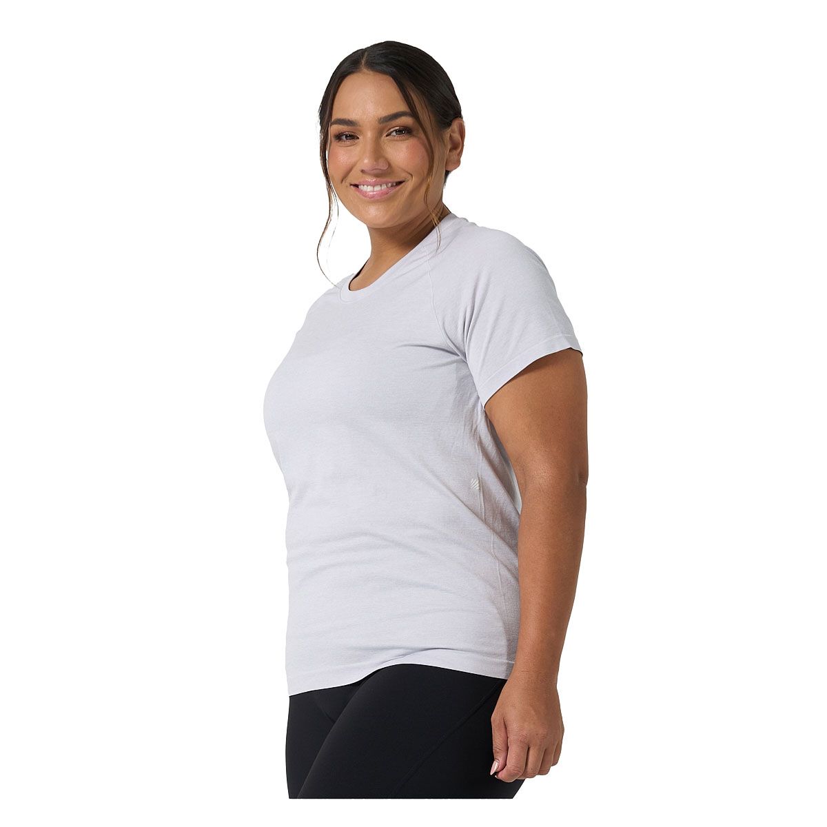 Ell/Voo Womens Reili Seam Free Training Tee - Silvermarle slider