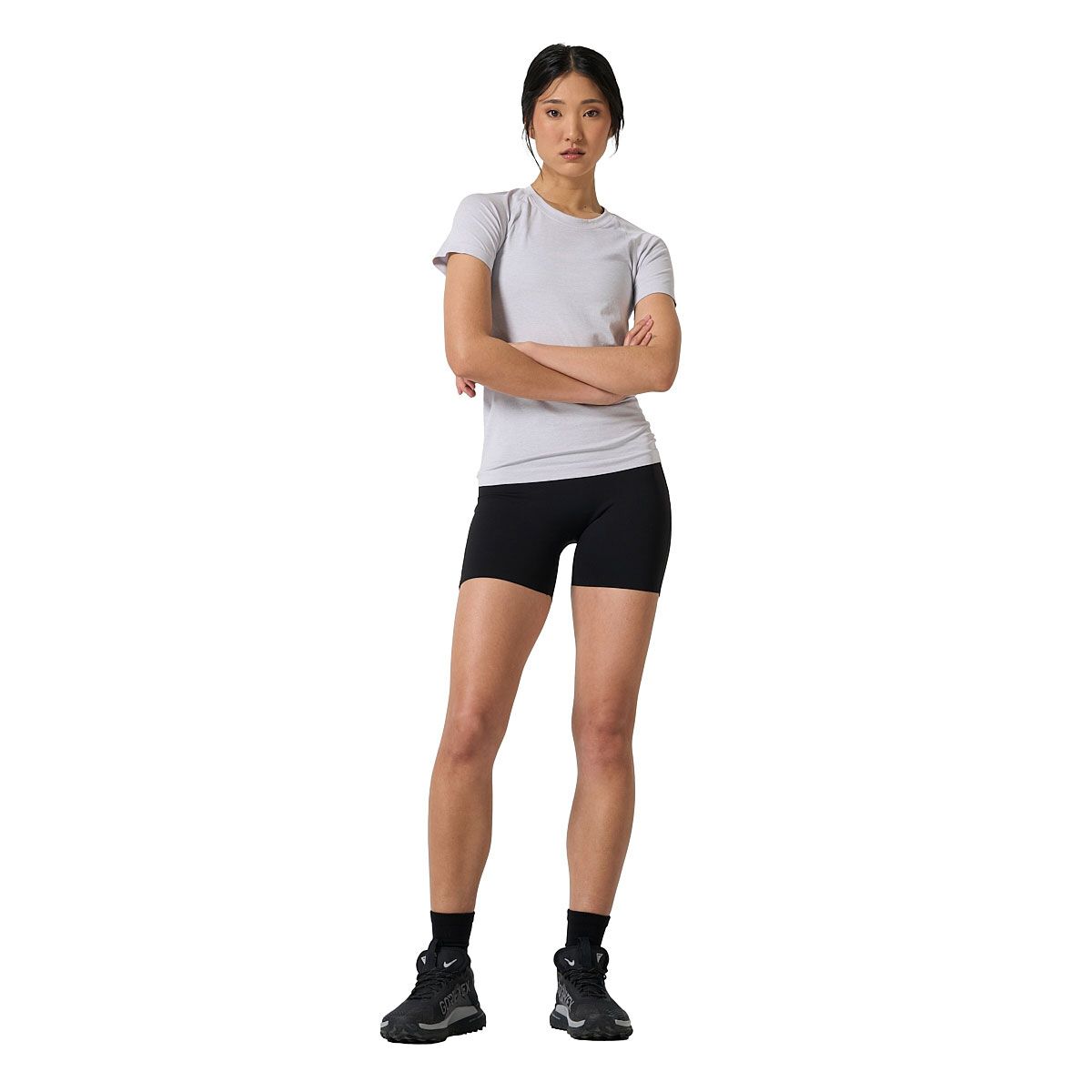 Ell/Voo Womens Reili Seam Free Training Tee - Silvermarle slider