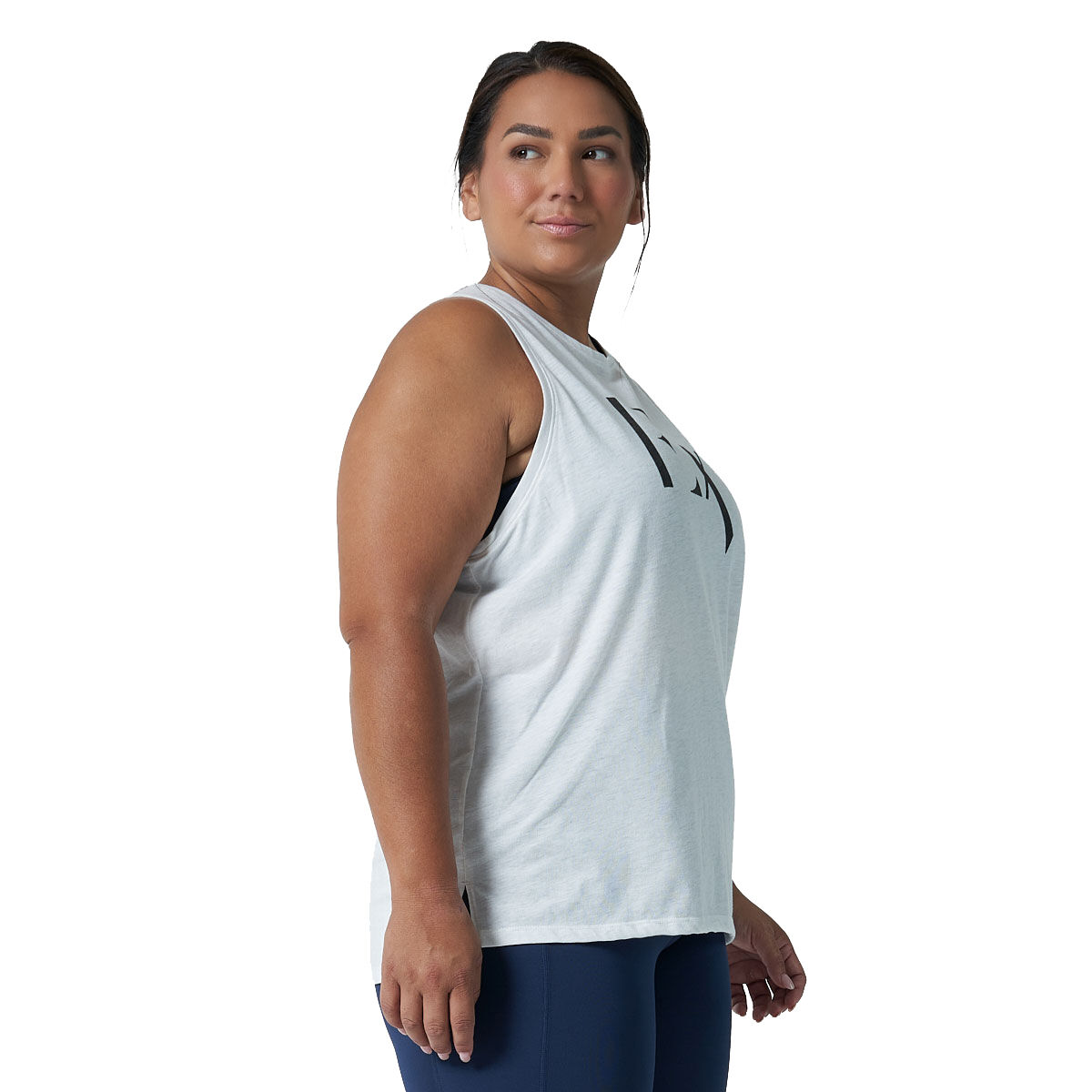 Ell/Voo Womens Taylor Muscle Tank - White slider