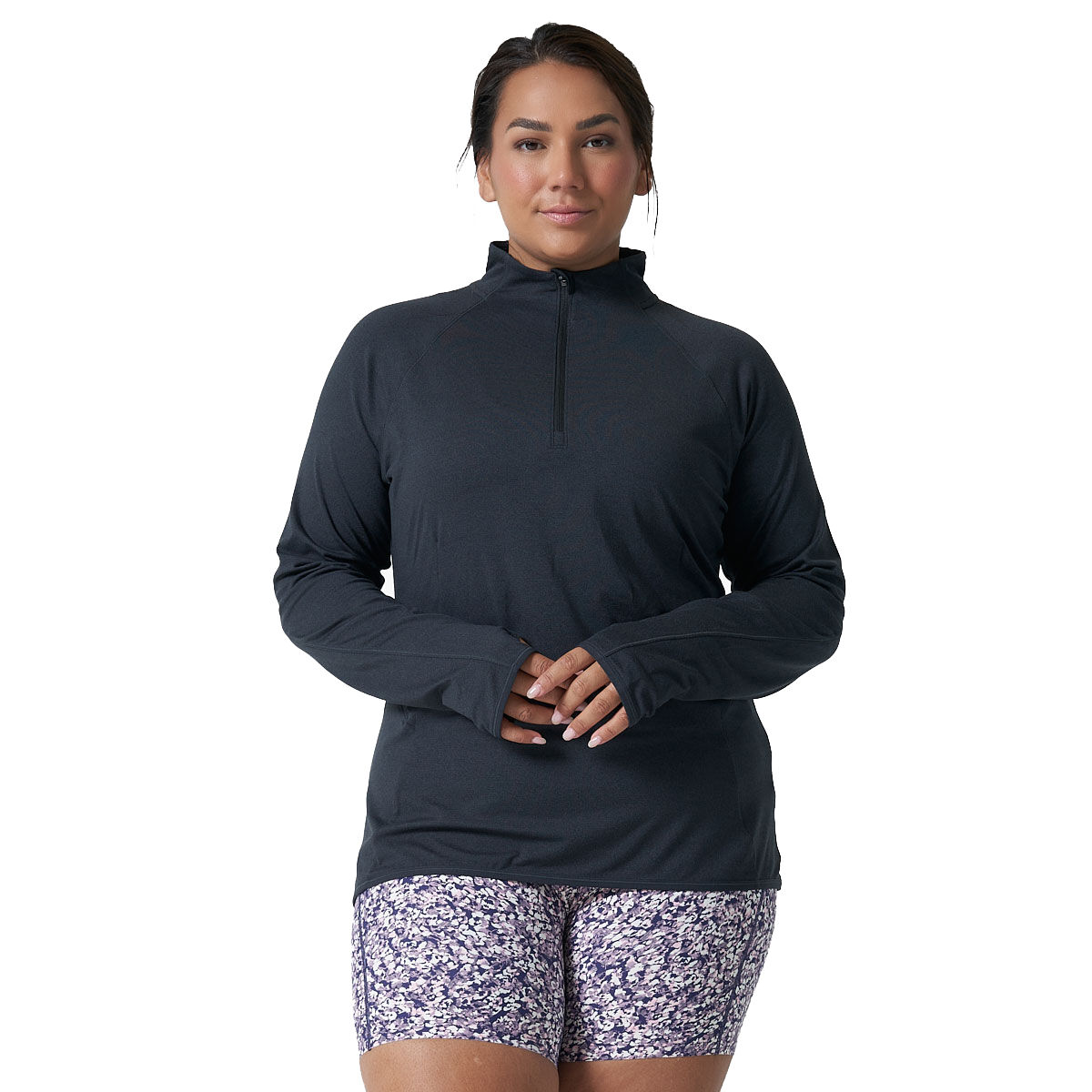 Ell/Voo Womens Tori 1/4 Zip Top - Navy slider