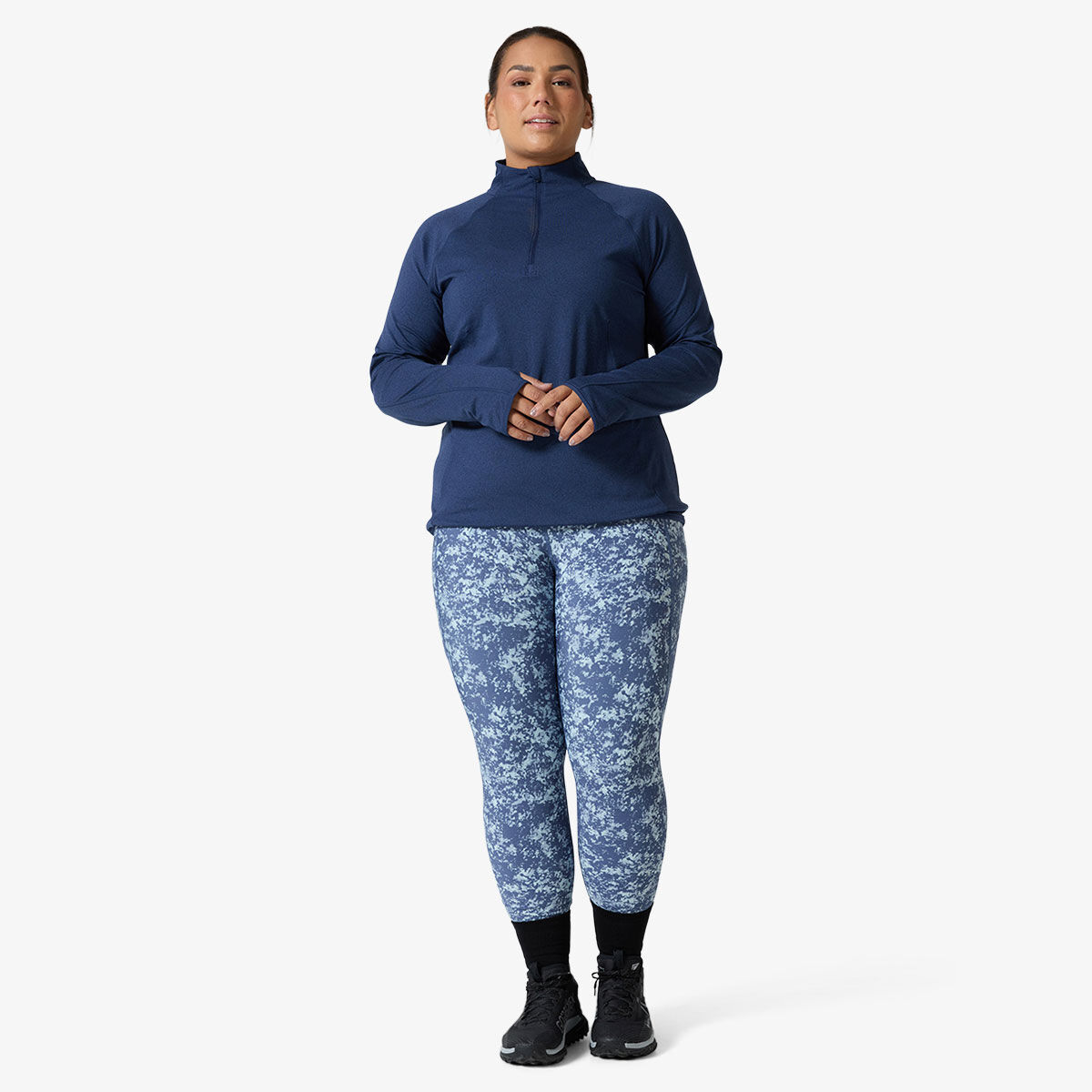 Ell/Voo Womens Tori 1/4 Zip Top - Navy slider