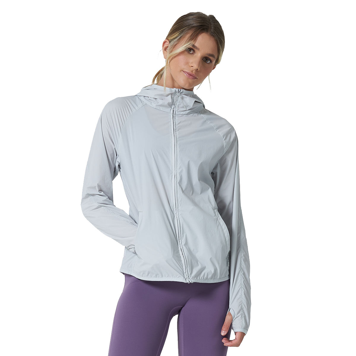 Ell/Voo Womens Tori Shell Jacket Grey S - Grey
