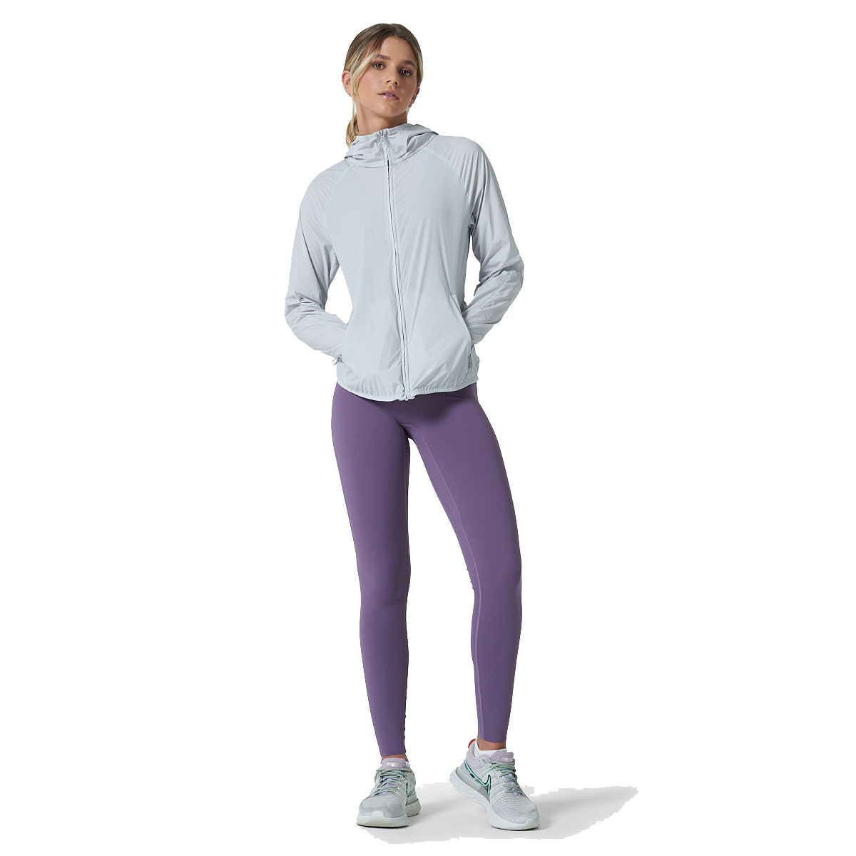 Ell/Voo Womens Tori Shell Jacket Grey S - Grey slider