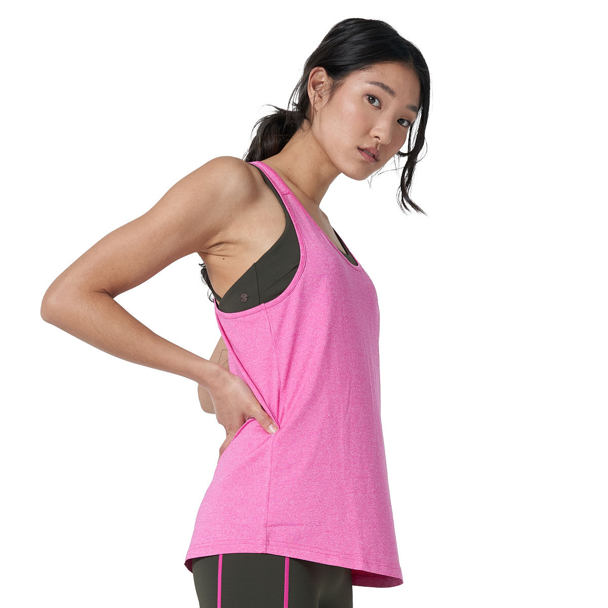 Ell/Voo Womens Tori Tank Pink XL - Pink slider