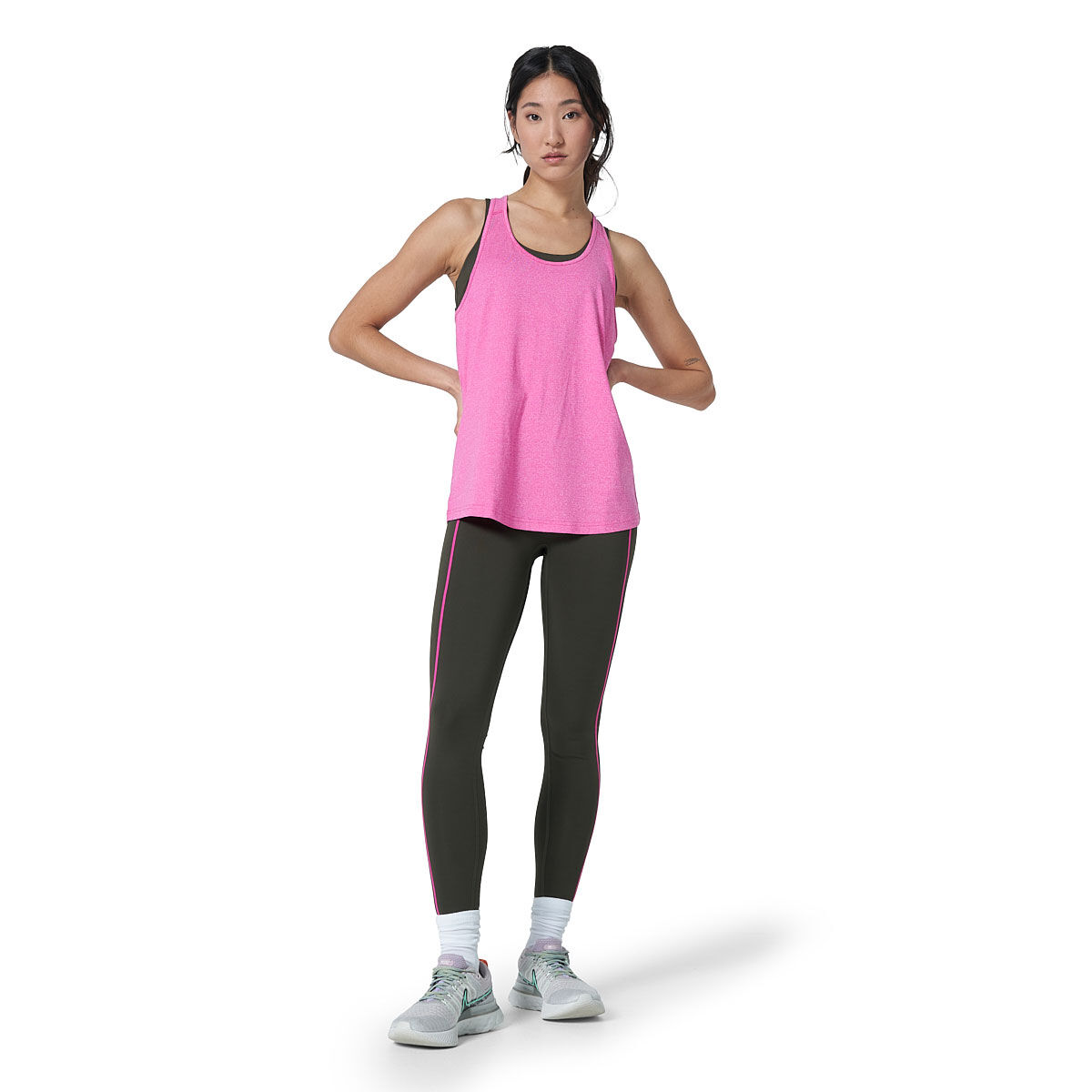 Ell/Voo Womens Tori Tank Pink XL - Pink slider