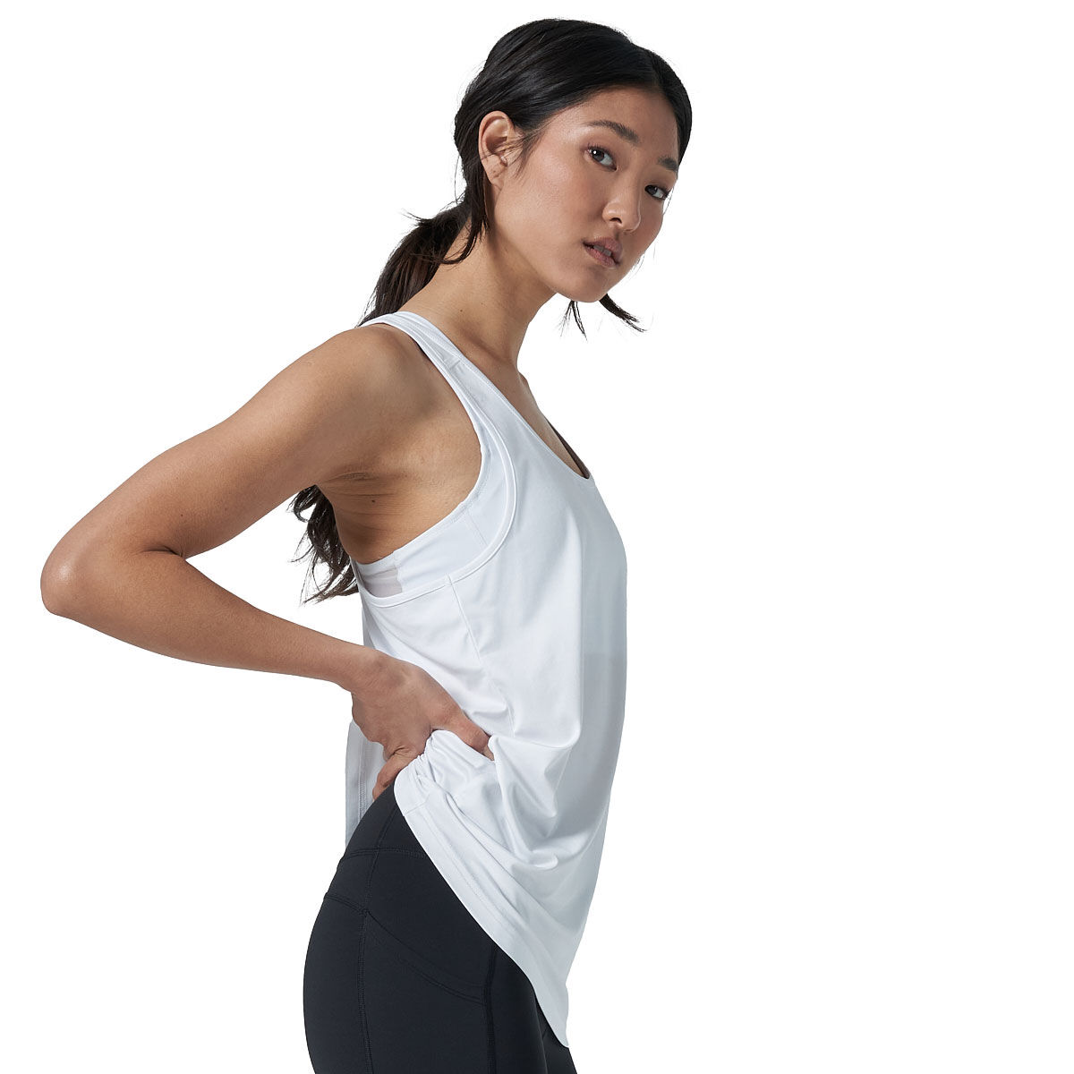 Ell/Voo Womens Tori Tank - White slider